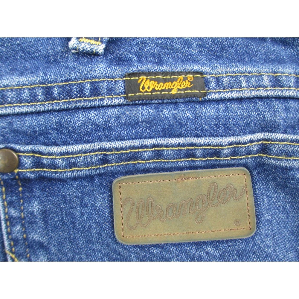 Wrangler George Strait Pants Mens 42 Blue Denim Jeans‎ Western Casual 42X34* - Picture 7 of 12